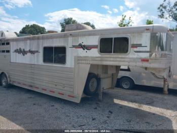  Salvage Platinum Horse Trailer