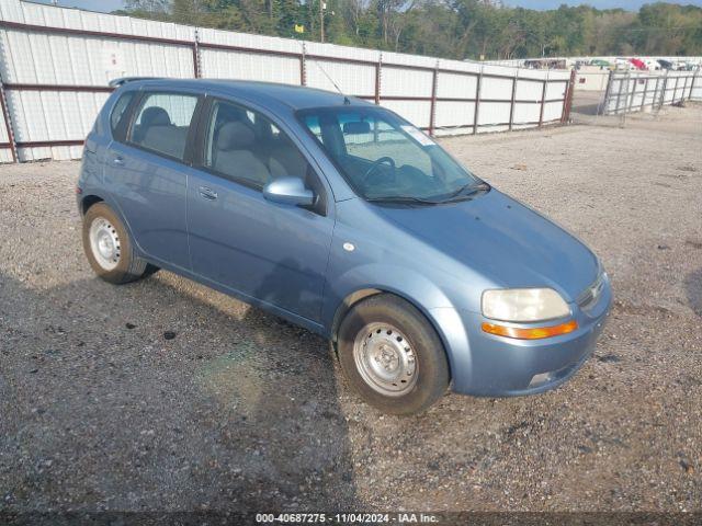  Salvage Chevrolet Aveo