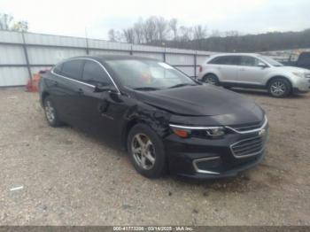  Salvage Chevrolet Malibu