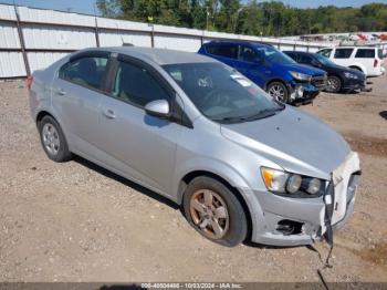  Salvage Chevrolet Sonic