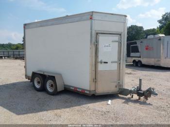  Salvage Trailer Tandem Axle Enclosed
