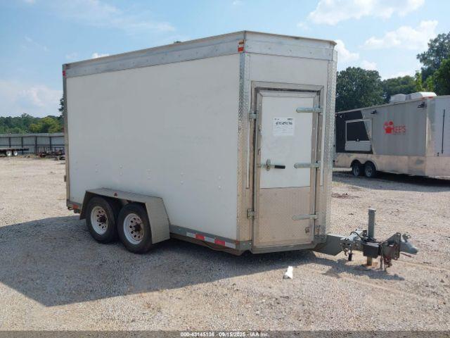  Salvage Trailer Tandem Axle Enclosed