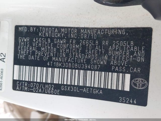 Toyota Avalon Image 8