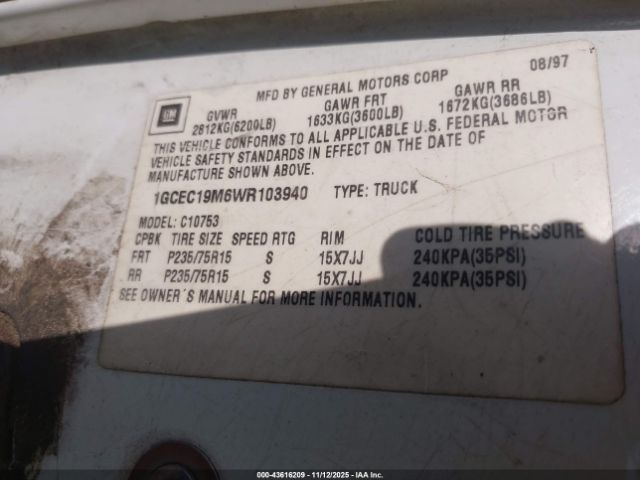 Chevrolet C1500 Fleetside Image 9